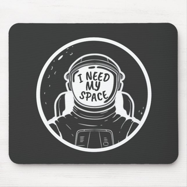 ICH BRAUCHE RAUM MOUSEPAD (Vorne)