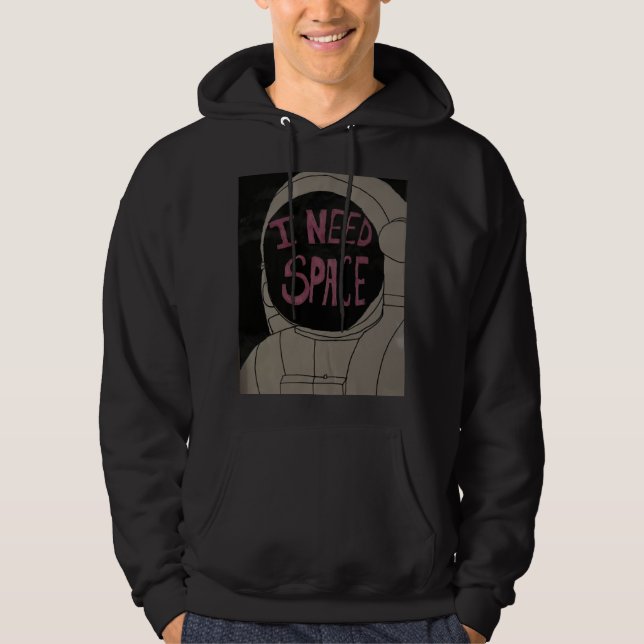 ICH BRAUCHE RAUMHOODIE HOODIE (Vorderseite)