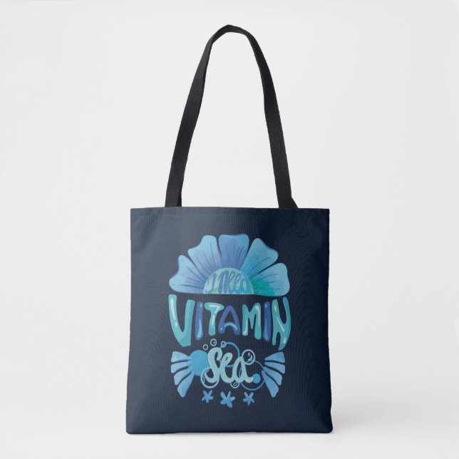 Ich brauche Vitamin Meer: Anruf des Ozeans Tasche (Vorderseite)