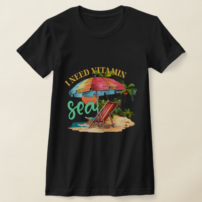 Ich brauche Vitamin Meer T-Shirt (Ablage )