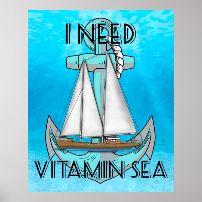 Ich brauche Vitamin-Sea-Boot Poster (Vorne)
