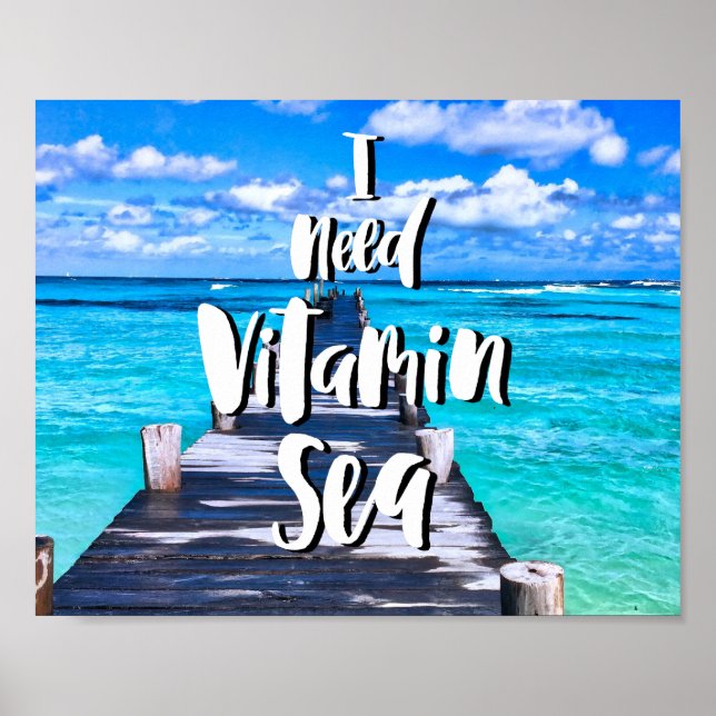 Ich brauche Vitamin Sea Poster (Vorne)
