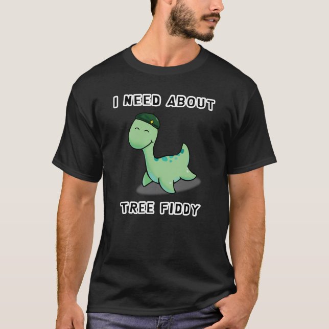 ICH BRAUCHTE ÜBER BAUFIDY - NIEDRIGER MONSTER T-Shirt (Vorderseite)