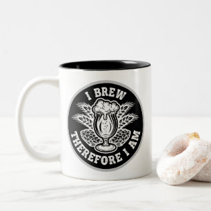 Ich braue also bin ich zweifarbige tasse