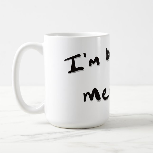 Ich braue gerade eine Fleischerei Kaffeetasse (Links)