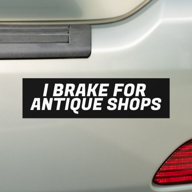 ICH BREAGE FÜR ANTIQUE-SHOPS-AUTOAUFKLEBER AUTOAUFKLEBER (Auf Auto)