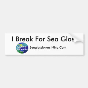 Ich breche für Seeglas, Seaglasslover… Autoaufkleber