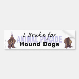 Ich bremse für Hunde Autoaufkleber