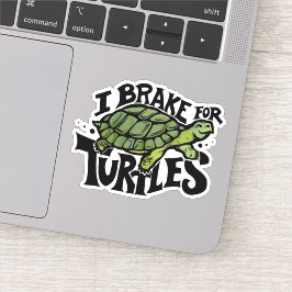 Ich bremse für Schildkröten Aufkleber