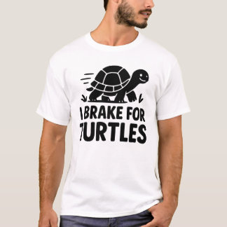 Ich bremse für Schildkröten Lustiges Schildkrötenl T-Shirt