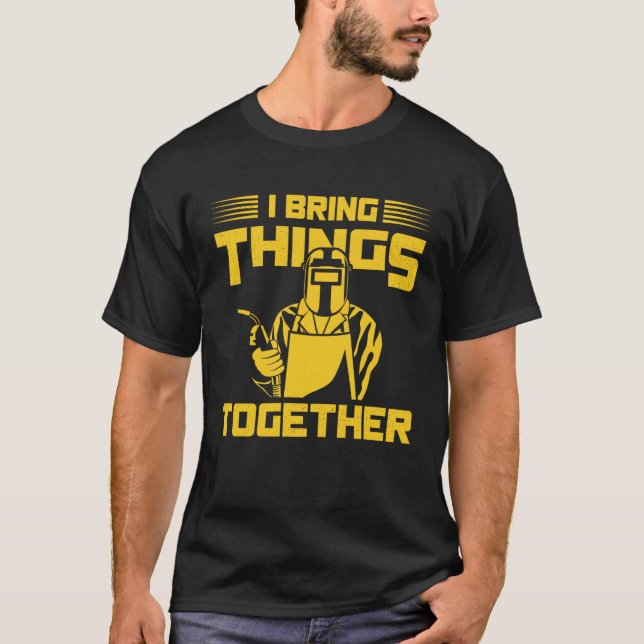 Ich bringe Dinge zusammen, die Metallarbeiter Pull T-Shirt (Vorderseite)