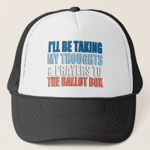 Ich bringe meine Gedanken und Gebete an die Kiste Truckerkappe