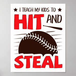 Ich bringe meinen Kindern bei, zu schlagen und zu Poster