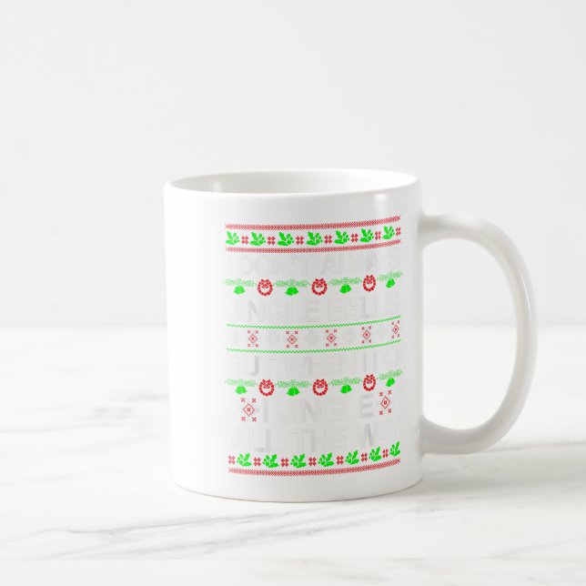 Ich bringe nicht immer sonnige Weihnachtsfeiern Kaffeetasse (Rechts)