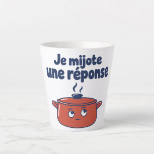 Ich brüte eine Antwort aus - Nachdenklicher Schmor Milchtasse