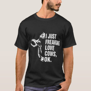 Ich brüttere nur Liebe Kühe T-Shirt