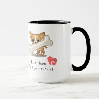 Ich buchstabiere Liebe C-h-i-w-e-e-n-i-e Tasse