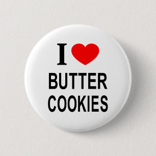 ICH ❤️ BUTTER COOKIES I LIEBE BUTTER COOKIES I HER BUTTON