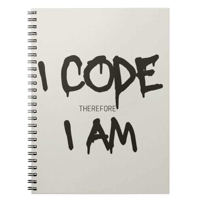 Ich codiere Journal Notizblock (Vorderseite)