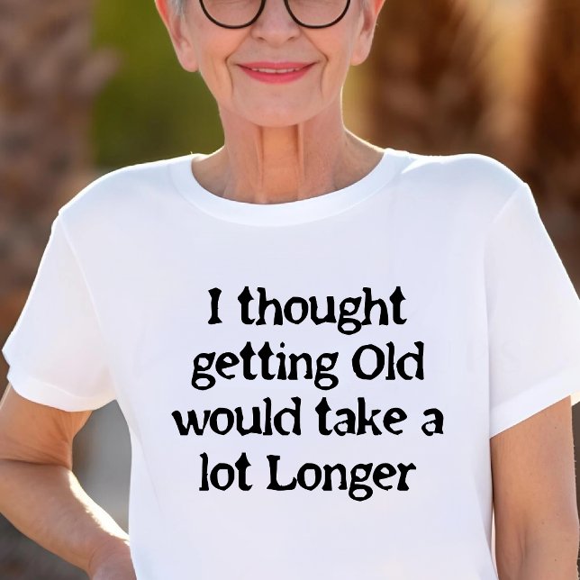 Ich dachte, älter werden würde länger dauern Tri-Blend shirt (Von Creator hochgeladen)