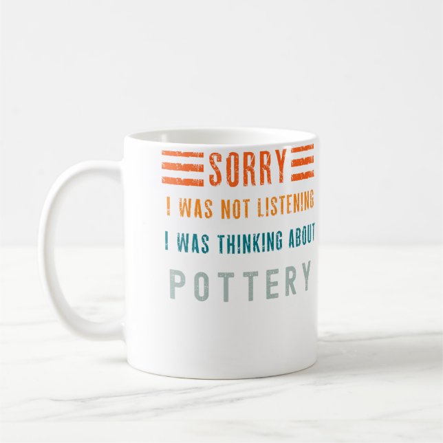 Ich dachte an Pottery Classic Kaffeetasse (Links)