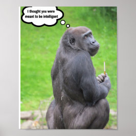 Ich dachte, du wärst intelligent. poster