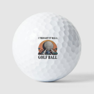 Ich dachte, es war ein Golfball Lustiger Golf Lieb
