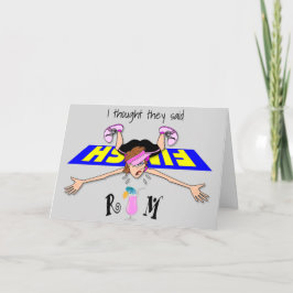 Ich dachte, sie sagten Rum - Frau Karte