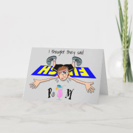 Ich dachte, sie sagten Rum - Mann Karte