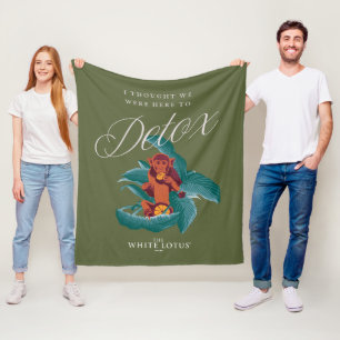 Ich dachte, wir wären hier zu Detox - der weiße Lo Fleecedecke