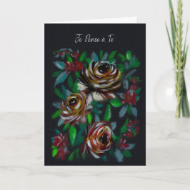 Ich denke an Dich Dich zu lieben Karte