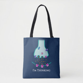 Ich denke an Neuron Synapse Tasche