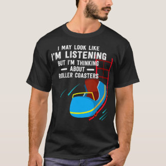 Ich denke an Roller-Untersetzer T-Shirt