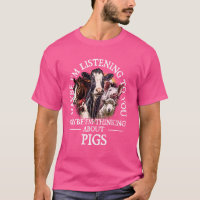 Ich denke an Schweinefleisch Lover Animal Lover Ho