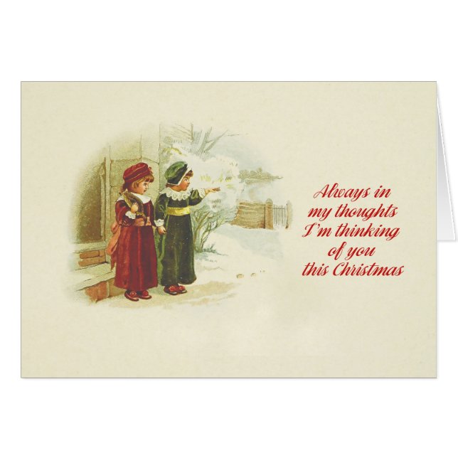 Ich denke an Sie dieses Weihnachten (Vorderseite (Horizontal))