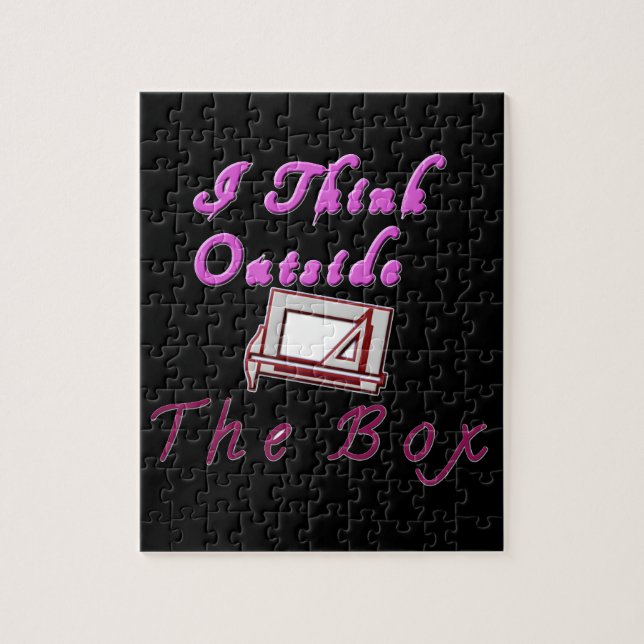 Ich denke aus der Box: Kreatives Design (Vertikal)