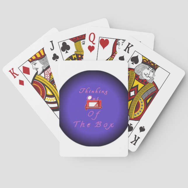 Ich denke aus der Box: Kreatives Design Spielkarten (Rückseite)