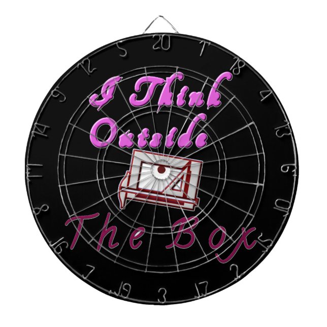 Ich denke, außerhalb der ZA-Box. Dartscheibe (vorne)