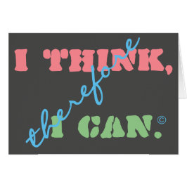 Ich denke daher, ich kann eine positive Denkkarte