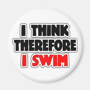 Ich denke, dass deshalb ich schwimme magnet