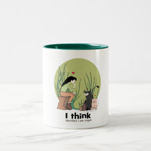 Ich denke, dass deshalb ich vegane TASSE bin