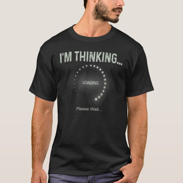 Ich denke, dass die Verarbeitung von Pufferung Gee T-Shirt (Vorderseite)
