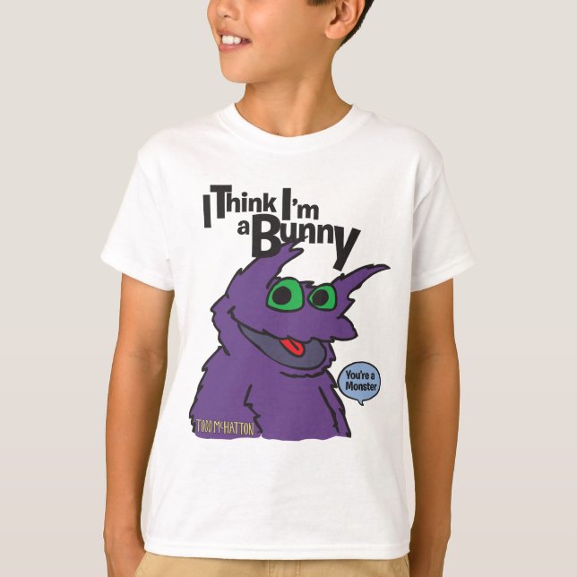 Ich denke, dass ich ein Häschen bin T-Shirt (Vorderseite)