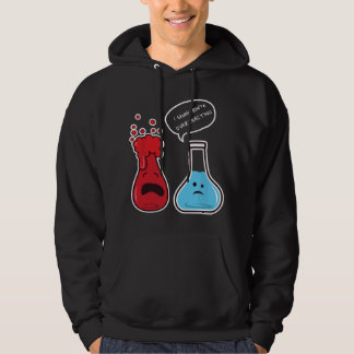 Ich denke, du überreagierst Nerd Funny Geek Chemie Hoodie