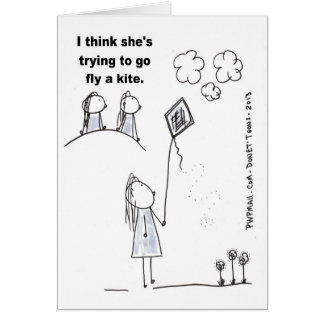 Ich denke, es versucht, einen Drachen zu fliegen