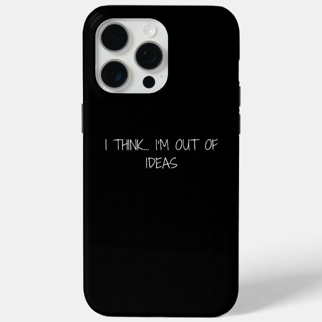 Ich denke... Ich bin aus Ideen Case-Mate iPhone Hülle (Rückseite)