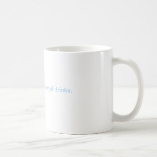 Ich denke meine Schutzengelgetränke Kaffeetasse