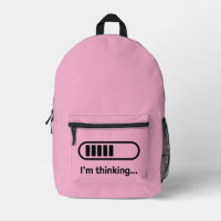 Ich denke nach... Ladebalken Pink Minimalistisch
