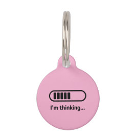 Ich denke nach... Ladefortschrittsbalken Rosa Mini Haustiermarke