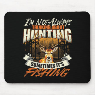 Ich denke nicht immer an die Jagd - Wildtiere D Mousepad